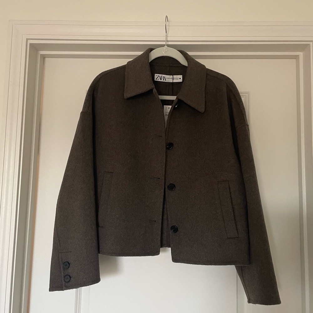 Zara Double Face Wool Coat